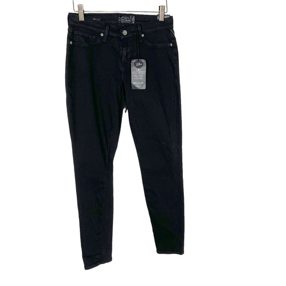 Lucky Brand Denim - NWT Lucky Black Sophia Skinny Mid Rise Jeans 6